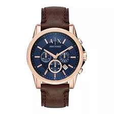 Reloj De Cuero Marrón Para Hombre Armani Exchange Ax2508