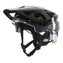 Casco Mtb Bici - Vector Tech Pilot Helmet  - Alpinestar Color Negro Talle M