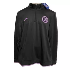 Sudadera Joma Medio Cierre Cruz Azul Original 2023 Black