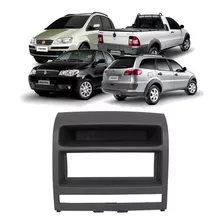 Moldura Painel 1din Fiat Palio 03-12 Siena Strada 05-12 Cinz