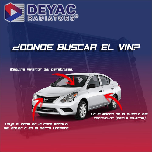 Condensador P/hyundai Accent 2004 1.6l Deyac Foto 4