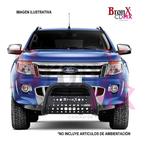 Burrera Tumbaburros Bronx Black Ford Lobo 4x4 2004-2008 Foto 8