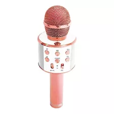 Microfone Karaokê Infantil Com Bluetooth Rose - Toyng