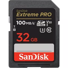 Memoria Sd Sandisk Extreme Pro Sdhc 32 Gb Sdsdxxo-032g-gn4in