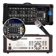 Consola Mixer Potenciada Soundxtreme 6200 U Bluetooth Cjf