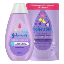 Kit Sab. Líquido Johnson's Baby Hora Do Sono 200ml + Refil