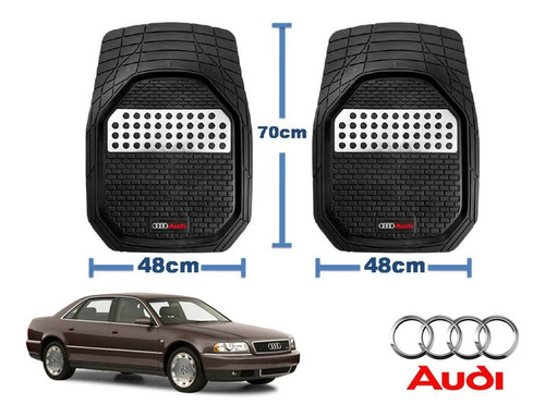 Tapetes 4 Piezas Charola 3d Logo Audi A8 1996 A 2001 Foto 2