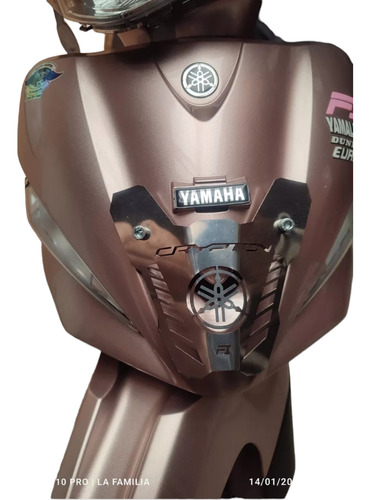 Lujo Frontal Yamaha Crypton Fi En Acero  Foto 2
