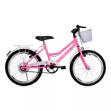 Bicicleta Infantil Feminina Athor Nature Aro 20 C/ Cesto Cor Rosa Tamanho Do Quadro Único