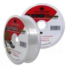 Linha Mono Platinum Carbon 100m 0,15mm Branco Ottoni