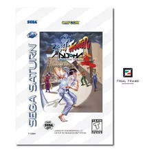 Pôster Capa Street Fighter Alpha Sega Saturn 29,7x42cm