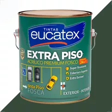 Tinta Eucatex Extra Piso 3,600ml Cinza Escuro Premium