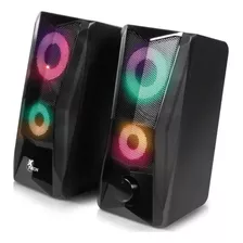 Parlantes Xtech Incendo Estéreo 2.0 Luces Led 3.5mm Xts-130