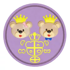 Cortador Modulado - Urso Príncipe E Princesa