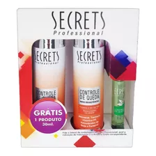 Kit Controle De Queda E Resistência Secrets 2x300ml + Brinde