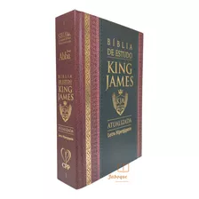 Biblia De Estudo King James | Letra Hiper-gigante | Capa Dura Clássica