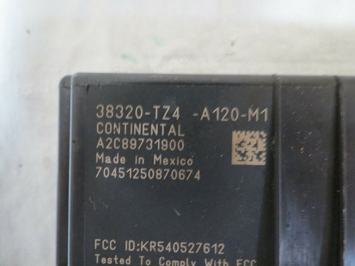  15 16 17 Acura Tlx Satellite Radio Control Unit Cont Ccp Foto 2