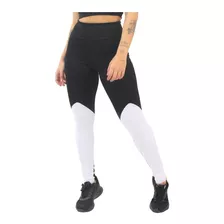 Calça Legging Preta Com Branca