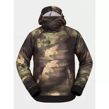 Poleron Hydro Riding Hoodie Hombre Verde Volcom