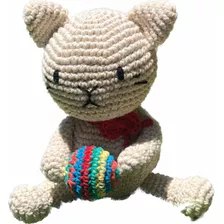 Gatito De Apego Amigurumis Crochet 20 Cms