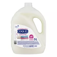 Sabão Líquido Coquel Coco Roupas Delicadas Coco Antibacterial Galão 5 L