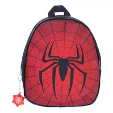 Mochila Do Aranha Infantil Menino Com Chaveiro Que Brilha