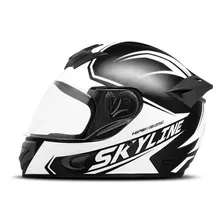 Capacete Feminino Para Moto Esportivo Mixs Mx2 Skyline Fosco