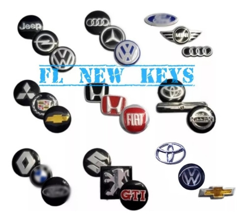 Emblema Para Llaves Ford,vw,nissan,chevrolet,audi,mini,honda Foto 4