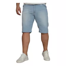 Bermuda Masculina Jeans Plus Size Tamanhos Grandes Desfiada