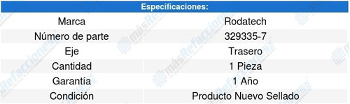 Maza Rueda Trasera Bmw X5 04-06 Rodatech 5656768 Foto 2