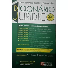 Livro Dicionario Jurídico - Deocleciano Torrieri Guimaraes [2019]