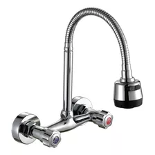 Torneira Cozinha De Parede Metal Tubo Gourmet Luxo 1/2v