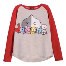 Polera Manga Larga Bt21 - Talla 14