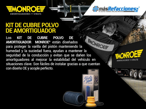 Cubre Polvo Amortiguador Strut-mate Trasero Xt 85-91 Monroe Foto 5