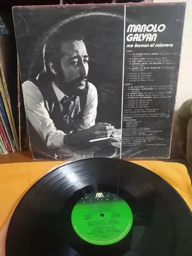 Manolo Galvan - Me llaman el calavera - vinilo 1980