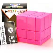 Cubo Rubik Yuxin Mirror 3x3 Rosado Stickerless - Pink Rc