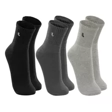 Kit 3 Pares Meias Cano Médio Masculino Lupo Sport Oferta