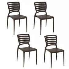 Conjunto Com 4 Cadeiras Tramontina Sofia Summa