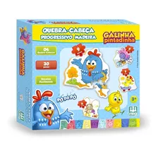 Quebra Cabeça Galinha Pintadinha Puzzle Progressivo 30