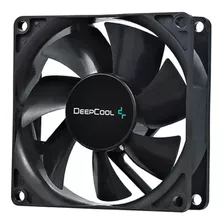 Fan Cooler Ventilador Deepcool 8x8 Cm Negro Para Pc