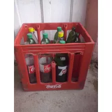 Cajon Coca Cola Con Botellas 1l1/4 4 Coca Cola Y 5 Sevenup