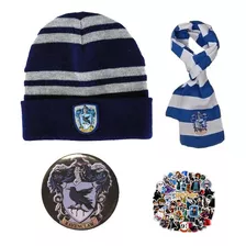 Gorro De Invierno Ravenclaw De Harry Potter Con Bufanda