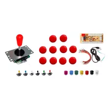 10 Botões + Joystick Tipo Sanwa + Placa Zero Delay Fliperama