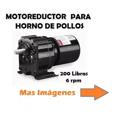 Motor Para Asadero De Pollos Motor Reductor De 6 Rpm Dayton.