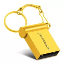 Pendrive Microdrive Super Mini Mnd064g0428 32gb 2.0 Dourado