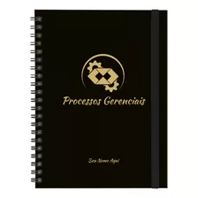 Caderno Universitário Plus Personalizado Profis. Ouro 100 F