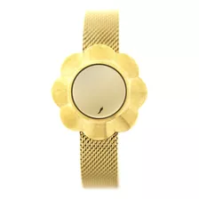 Relógio Digital Feminino Chilli Beans Flor Dourado