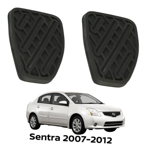 Juego Gomas Pedal Freno Y Clutch Sentra Se-r 2008 Original Foto 2