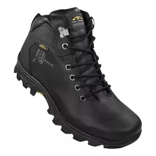 Bota Bull Terrier Masculina Valmet Couro Preta Original C.a 