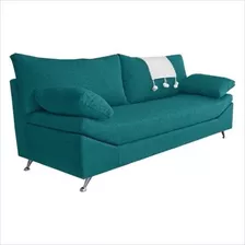 Sillon 2 Cuerpos Con Patas De Metal En Chenille Antidesgarro